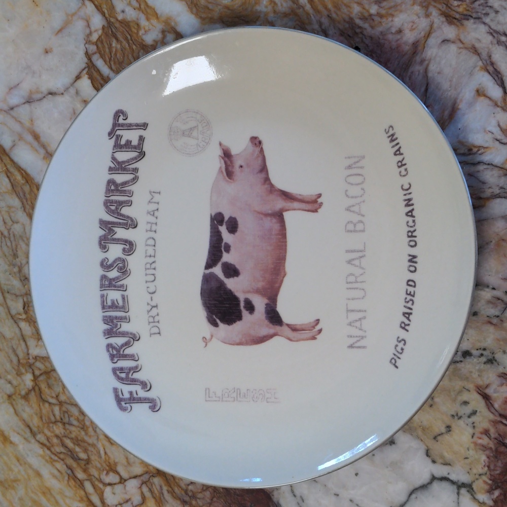 Farmers Market plate dish